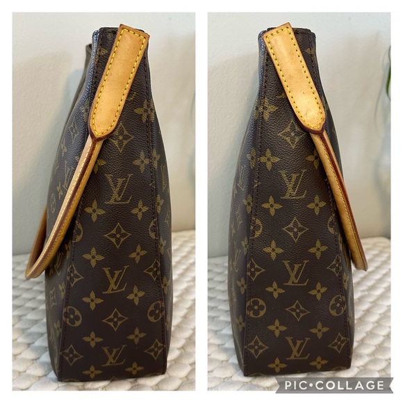 LOUIS VUITTON Looping GM Shoulder Tote Bag Monogram - Picture 4 of 14